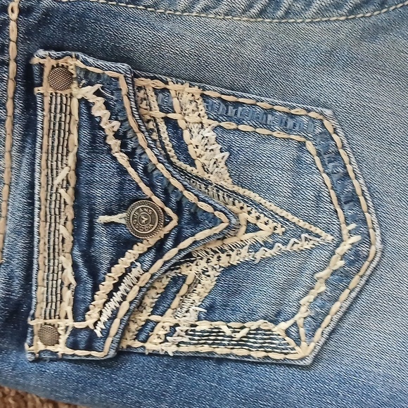 Vigross slim boot cut blue jeans size 2 - Picture 16 of 16